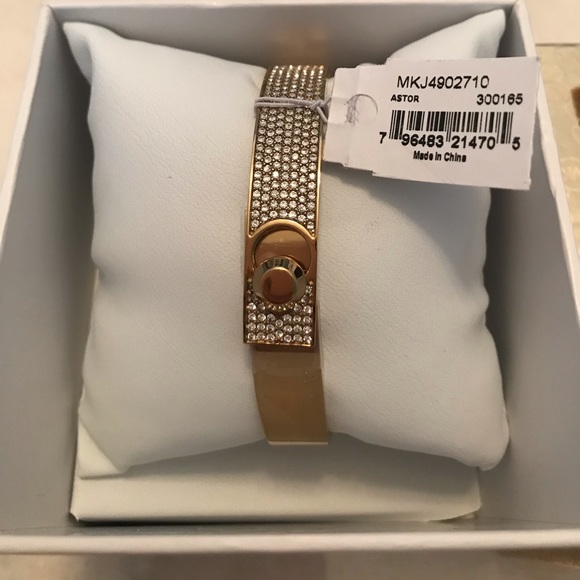 NWT Michael Kors Hinged Bracelet - Picture 1 of 4